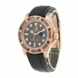 Rolex Perpetual Yacht-Master Gem-Set Bezel 116695 SATS
