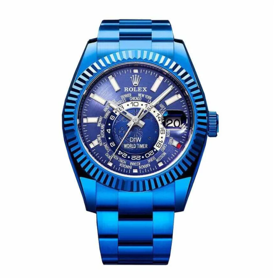 Rolex Sky-Dweller 326934 World Timer Blue DLC