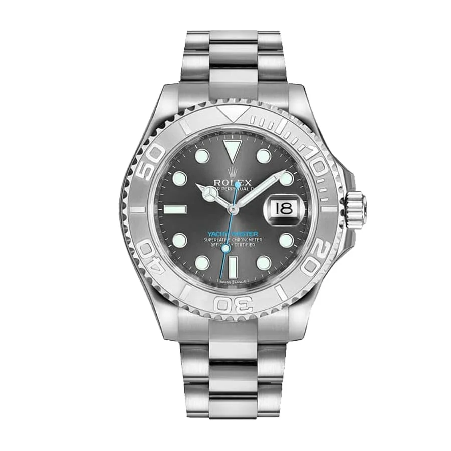 Rolex Yacht-Master 116622-0003 Platinum & Rhodium Dial