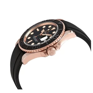 Rolex Yacht-Master 40 116655 SATS Rose Gold Automatic Rubber Black Dial  