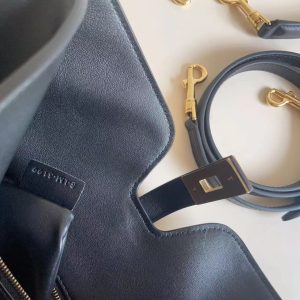Celine Small Camille 16 Soft bag in Black Smooth Calfskin