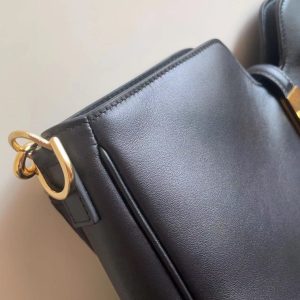Celine Small Camille 16 Soft bag in Black Smooth Calfskin