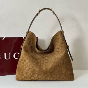 Beatrix Large Tote Bag 850546 Brown Embossed GG Suede-1.jpg