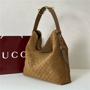 Beatrix Large Tote Bag 850546 Brown Embossed GG Suede-2.jpg