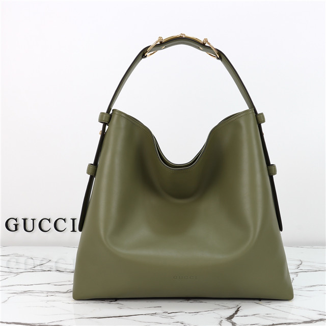 Gucci Beatrix Large Tote Bag 850546 Sage Green Leather