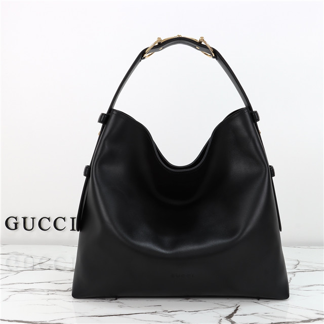 Gucci Beatrix Large Tote Bag 850546 Black Leather