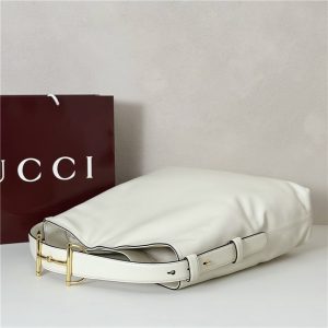 Gucci Beatrix Large Tote Bag 850546 White Leather-4.jpg