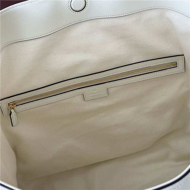 Gucci Beatrix Large Tote Bag 850546 White Leather-9.jpg