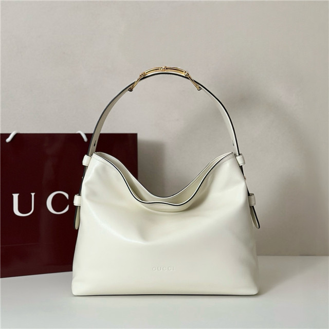 Gucci Beatrix Medium Tote Bag 850926 White Leather