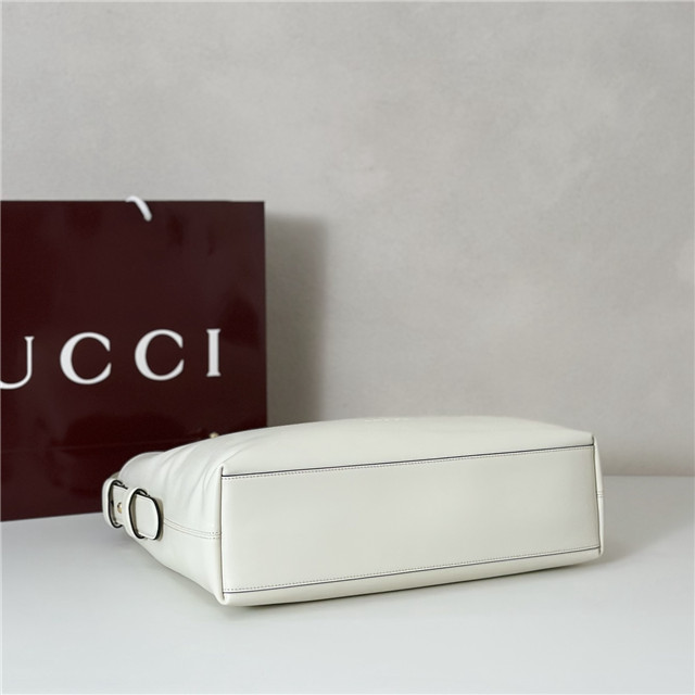 Gucci Beatrix Medium Tote Bag 850926 White Leather-5.jpg
