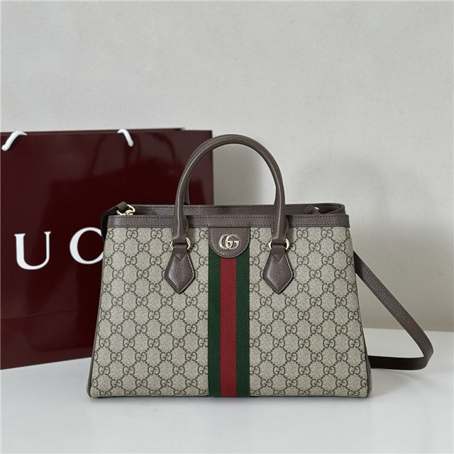 Gucci Ophidia Medium Tote Bag 836839 Brown-1