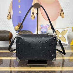 Louis Vuitton Side Trunk MM Black Leather-3