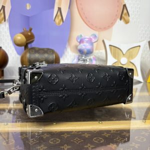 Louis Vuitton Side Trunk MM Black Leather-4