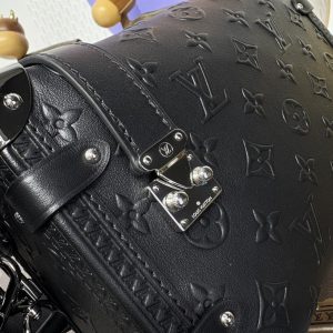 Louis Vuitton Side Trunk MM Black Leather-5
