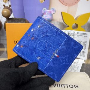 Louis Vuitton Basketball Slender Wallet Blue M26801-4