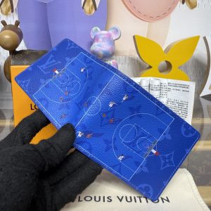 Louis Vuitton Basketball Slender Wallet Blue M26801-5