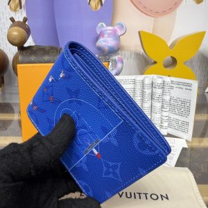 Louis Vuitton Basketball Slender Wallet Blue M26801-6