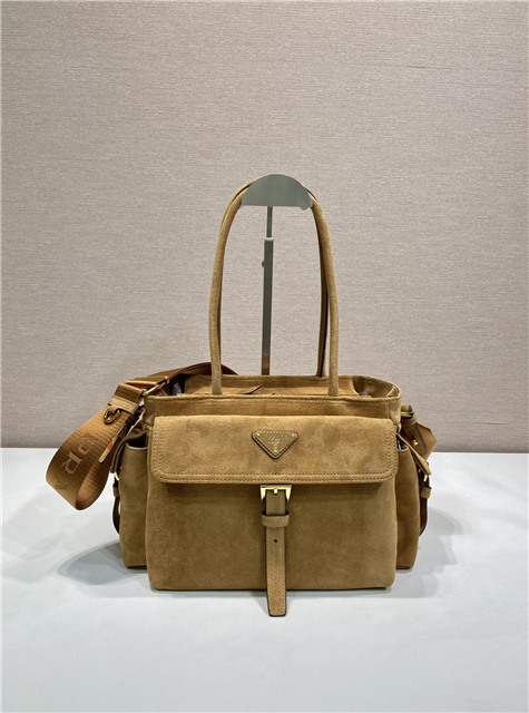Prada Explore Medium Tote Bag 1BG596 Cinnamon Suede-2.jpg