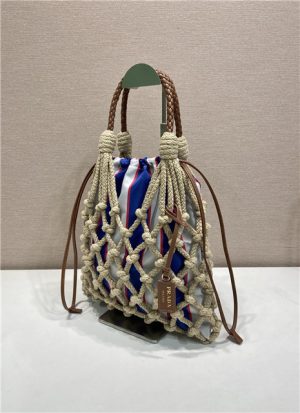 Prada Noue Medium Cotton Macrame Bag 1BC111 Blue-2.jpg