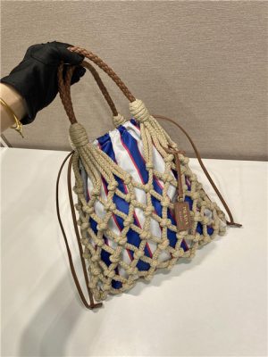 Prada Noue Medium Cotton Macrame Bag 1BC111 Blue-4.jpg