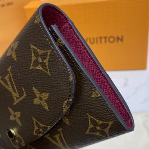 Emilie Wallet M60697 Lie De Vin-5