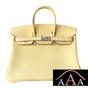 HERMES BIRKIN 25 BAG 1Z JAUNE POUSSIN TOGO SHW-1.jpg