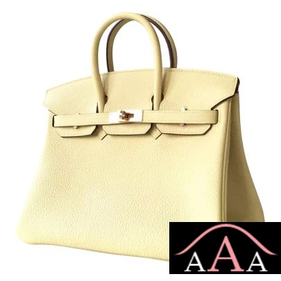 HERMES BIRKIN 25 BAG 1Z JAUNE POUSSIN TOGO SHW-3.jpg