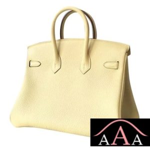HERMES BIRKIN 25 BAG 1Z JAUNE POUSSIN TOGO SHW-4.jpg