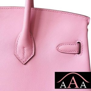 HERMES BIRKIN 25 BAG 3Q ROSE SAKURA SWIFT SHW-6.jpg