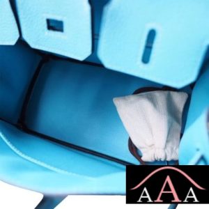 HERMES BIRKIN 25 BAG 3Z BLUE SAINT CYR TOGO SHW-2.jpg