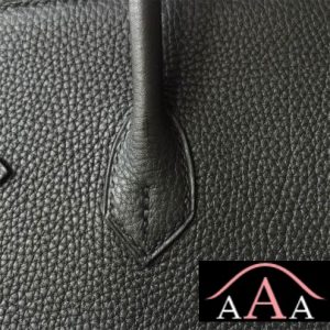 HERMES BIRKIN 25 BAG BLACK TOGO SHW-6.jpg