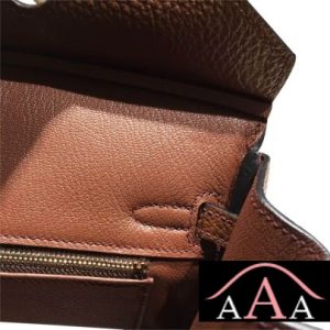 HERMES BIRKIN 25 BAG CHOCOLAT CK47 TOGO GHW-6.jpg