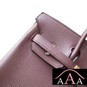 HERMES BIRKIN 25 BAG CK47 CHOCOLATE CLEMENCE GHW-5.jpg