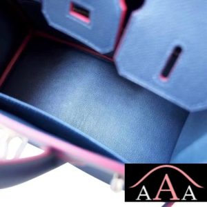 HERMES BIRKIN 25 BAG CK76 BLUE INDIGO EPSOM GHW RED PILE-2.jpg