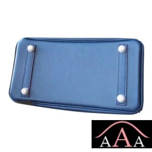 HERMES BIRKIN 25 BAG CK76 BLUE INDIGO EPSOM GHW RED PILE-5.jpg