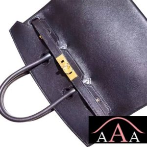 HERMES BIRKIN 25 BAG CK89 NOIR AND C5 ROUGE TOMATE GHW-5.jpg