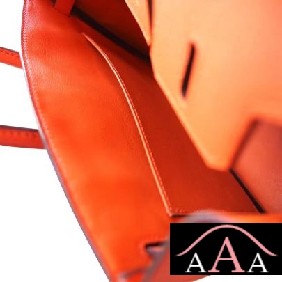 HERMES BIRKIN 25 BAG CK93 ORANGE CHEVRE MYZORE PHW-2.jpg