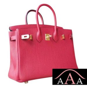 HERMES BIRKIN 25 BAG K1 ROUGE GRENADE TOGO GHW-4.jpg
