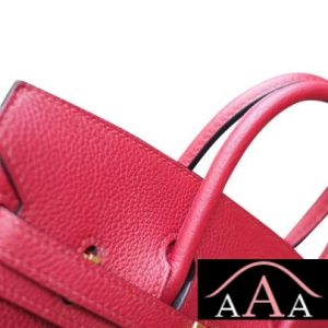 HERMES BIRKIN 25 BAG K1 ROUGE GRENADE TOGO GHW-6.jpg