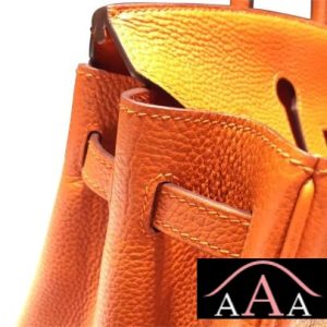 HERMES BIRKIN 25 BAG ORANGE CK93 TOGO GHW-6.jpg
