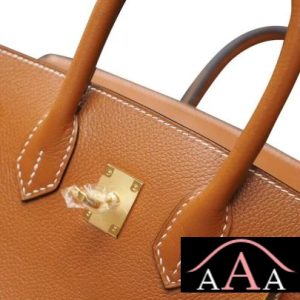 HERMES BIRKIN 25 HANDBAG 1H TOFFEE TOGO GHW-5.jpg