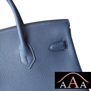 HERMES BIRKIN 25 HANDBAG 1P BLUE OCEAN TOGO GHW-4.jpg