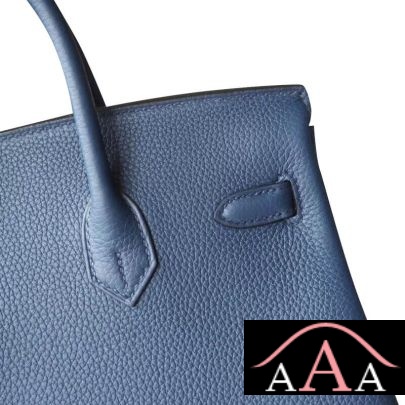 HERMES BIRKIN 25 HANDBAG 1P BLUE OCEAN TOGO GHW-4.jpg