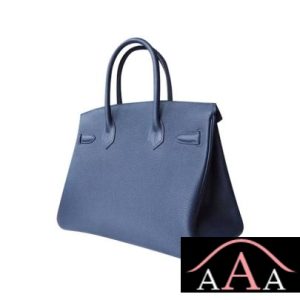 HERMES BIRKIN 25 HANDBAG 1P BLUE OCEAN TOGO SHW-3.jpg