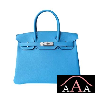 HERMES BIRKIN 25 HANDBAG 2T BLUE PARADISE TOGO SHW-1.jpg