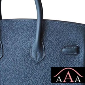 HERMES BIRKIN 25 HANDBAG 2Z BIEU NUIT AND I7 BLUE ZELLIGE TOGO SHW-5.jpg