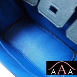 HERMES BIRKIN 25 HANDBAG 2Z BIEU NUIT AND I7 BLUE ZELLIGE TOGO SHW-6.jpg