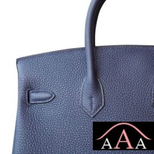HERMES BIRKIN 25 HANDBAG 2Z BLUE NUIT TOGO GHW-5.jpg