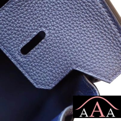 HERMES BIRKIN 25 HANDBAG 2Z BLUE NUIT TOGO GHW-6.jpg