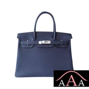 HERMES BIRKIN 25 HANDBAG 2Z BLUE NUIT TOGO SHW-1.jpg